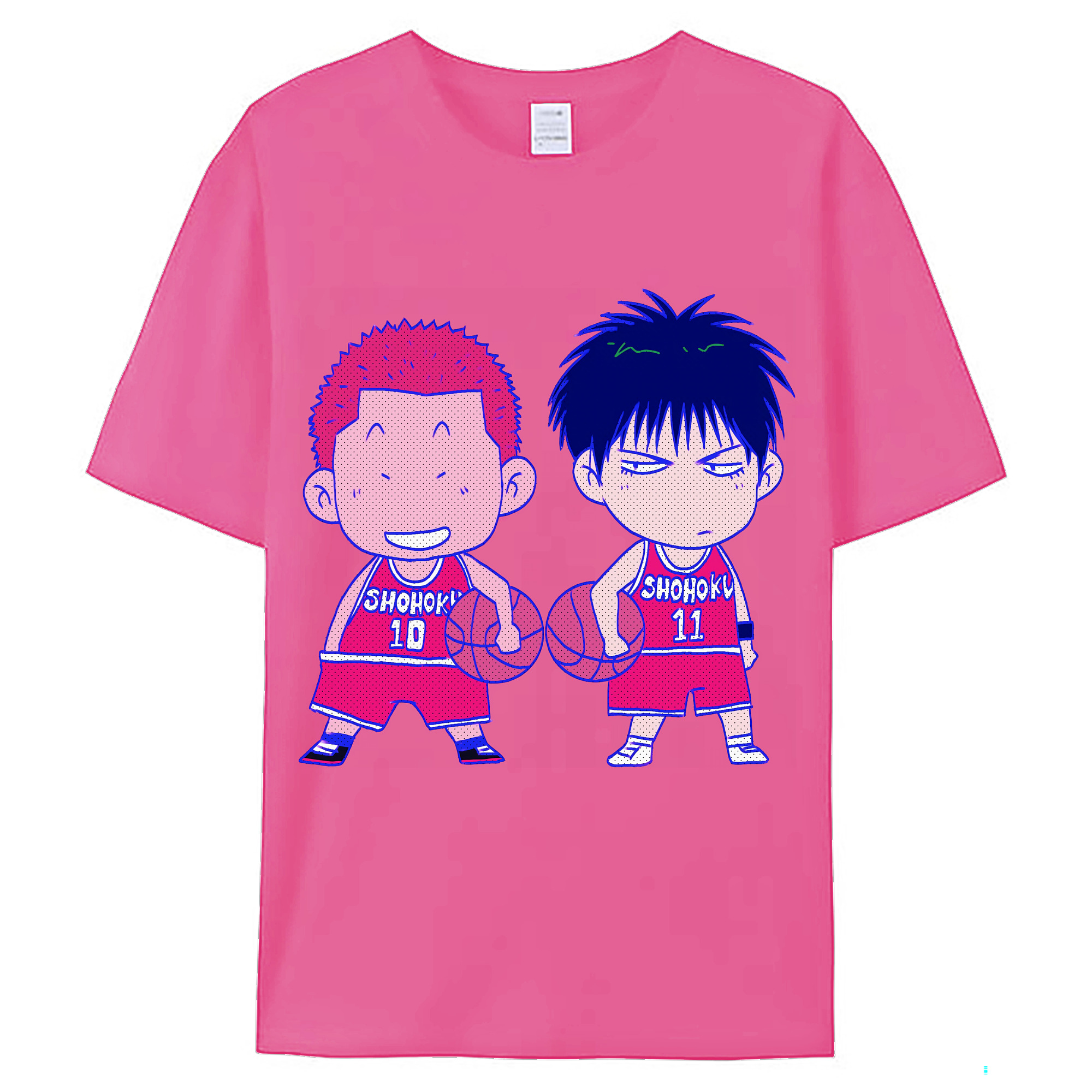 （画像用） SLAM DUNK／スラムダンク レディースカジュアルプリントTシャツ（綿100％）